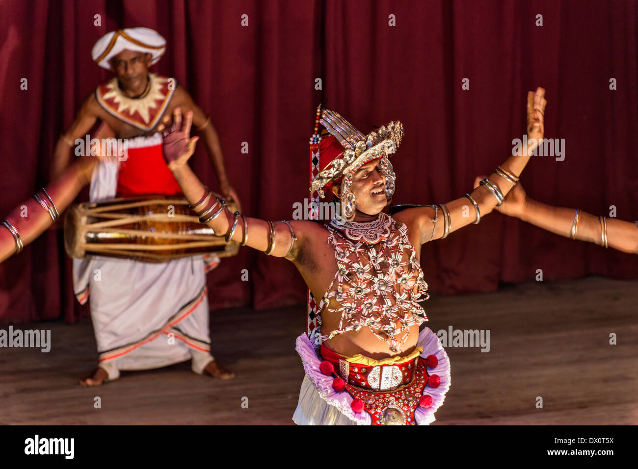 Traditioneller Tanz zeigen Colombo Sri Lanka Stockfoto