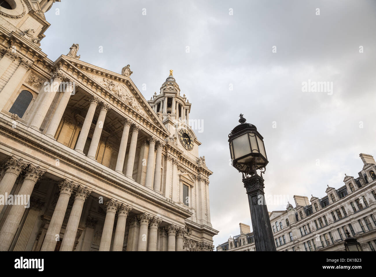 Details der st. Pauls Kathedrale in London. Stockfoto