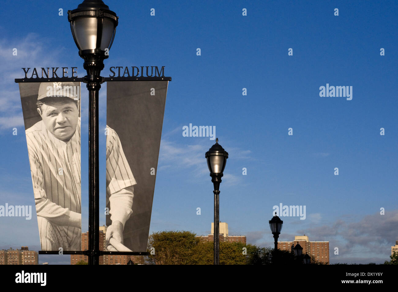 Yankee-Stadion. Oststraße 161 und River Avenue. Jerome Avenue, Bronx. M 161TH. Telefon 718-293-6000. In den Monaten Stockfoto