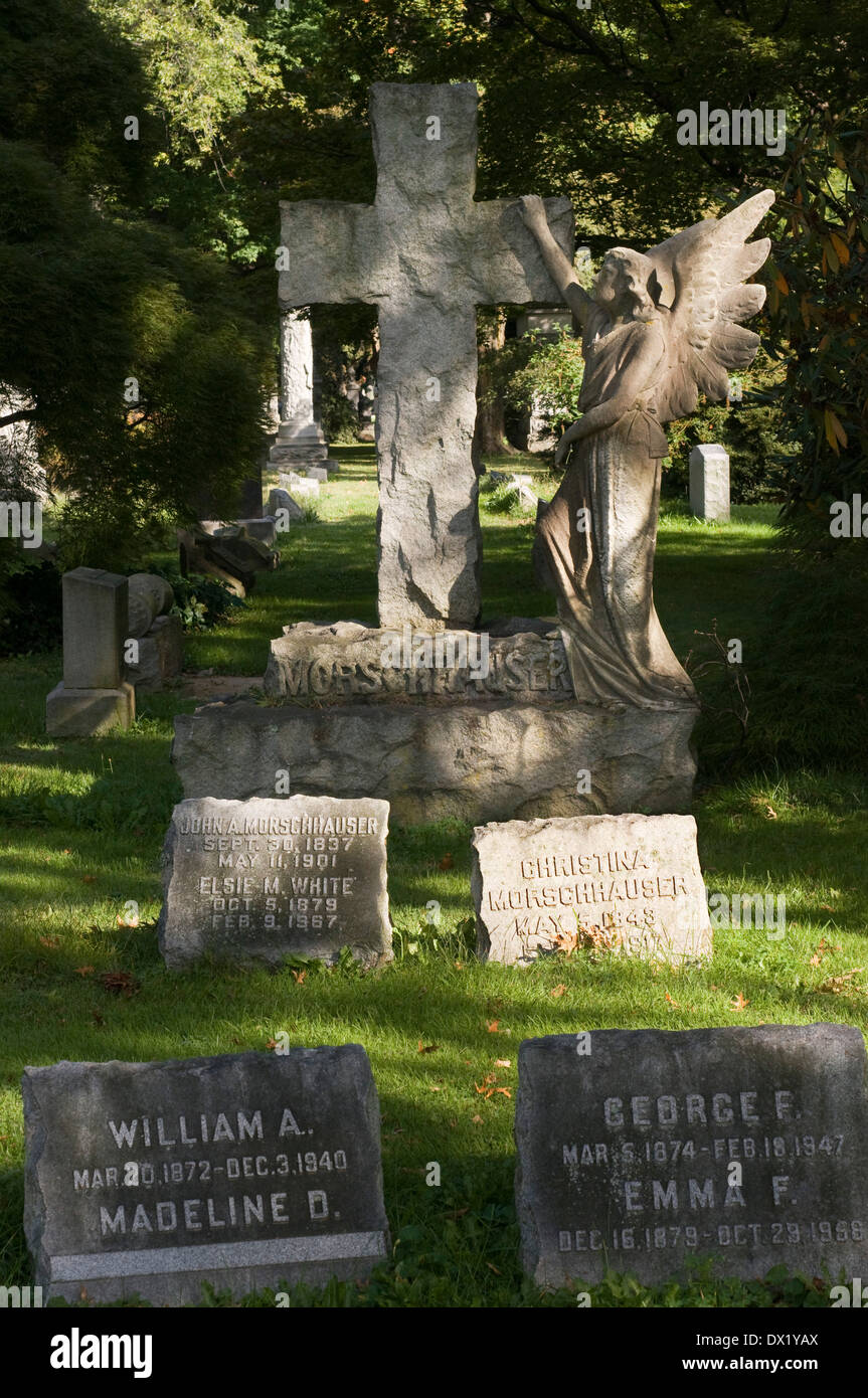 Woodlawn-Friedhof. Webster Avenue Ecke Oststraße 233.. Woodlawn M 4 (Mo-So 08:30-17 / unter Fotos vorherige Genehmigung Stockfoto