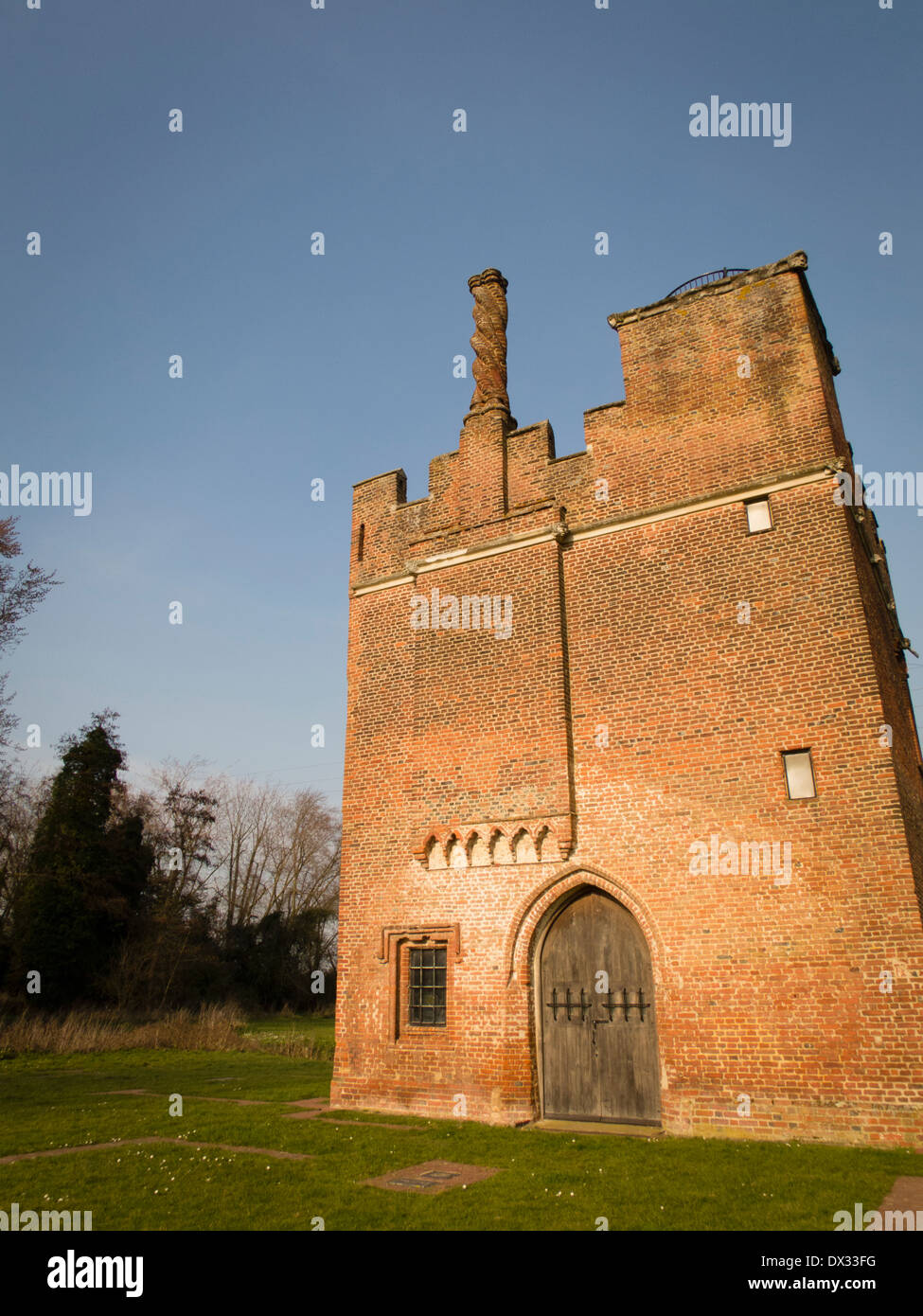 Torhaus des alten Hauses Roggen Stockfoto