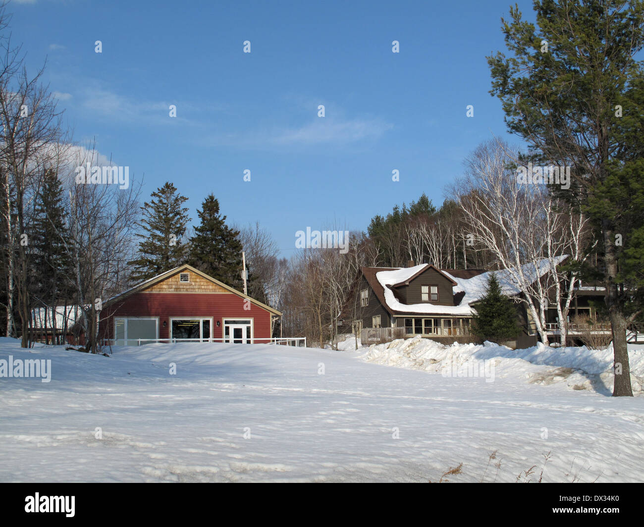 Blauwasser Acres, Muskoka, Ontario. Stockfoto