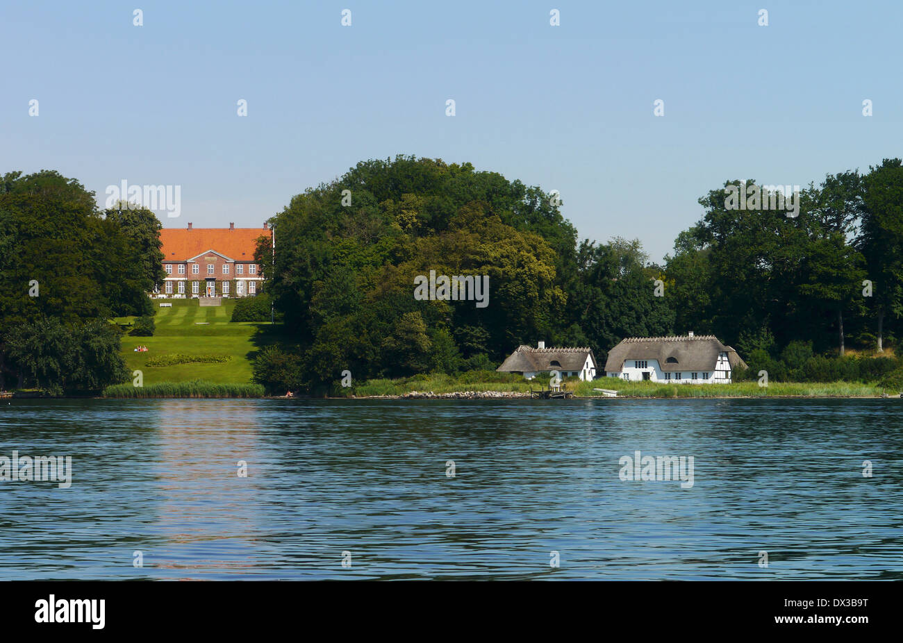 Hindsgavl Slot (Hindsgavl Palast), Fünen, Dänemark Stockfoto