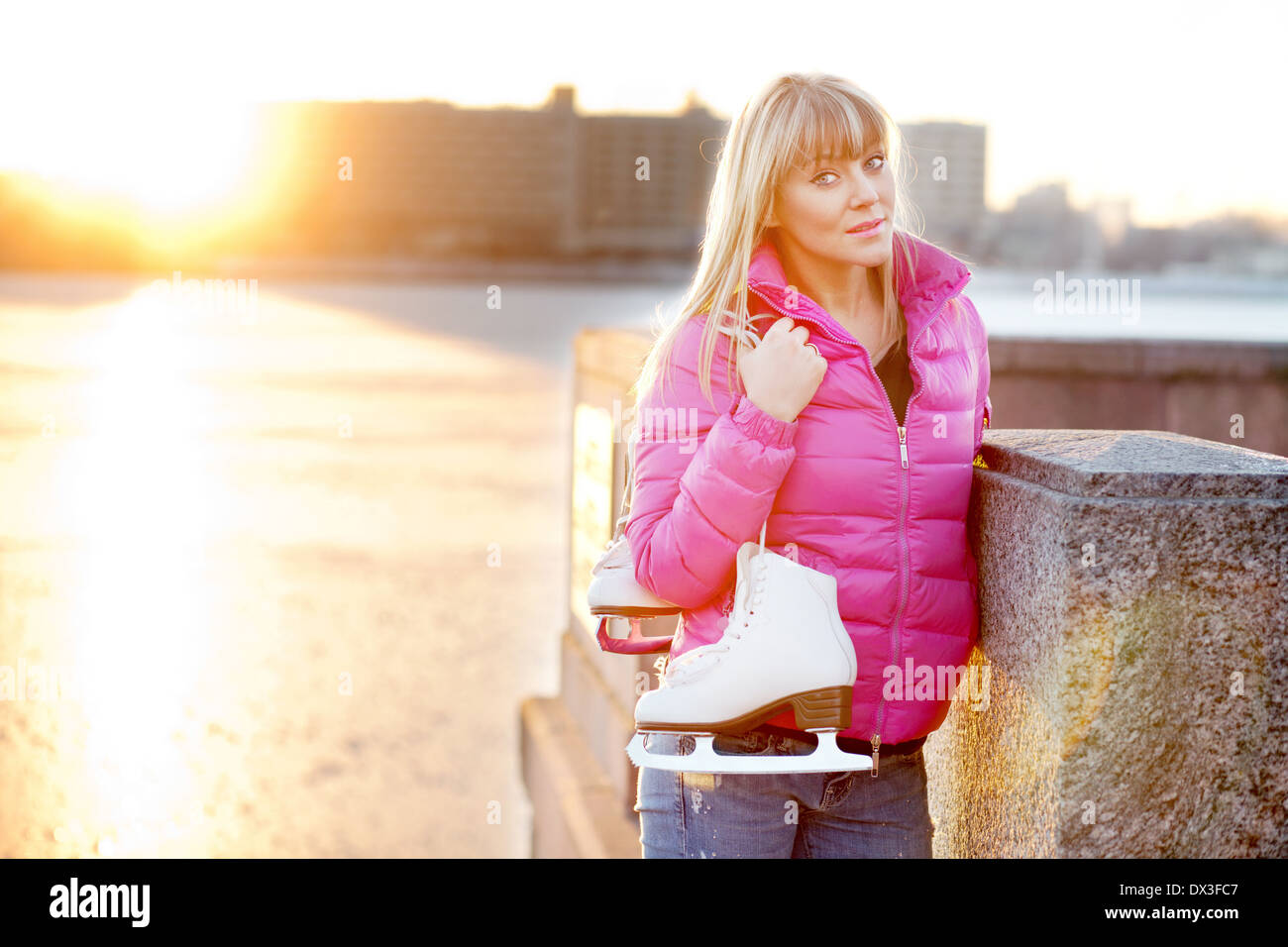 Abbildung Skater-girl Stockfoto