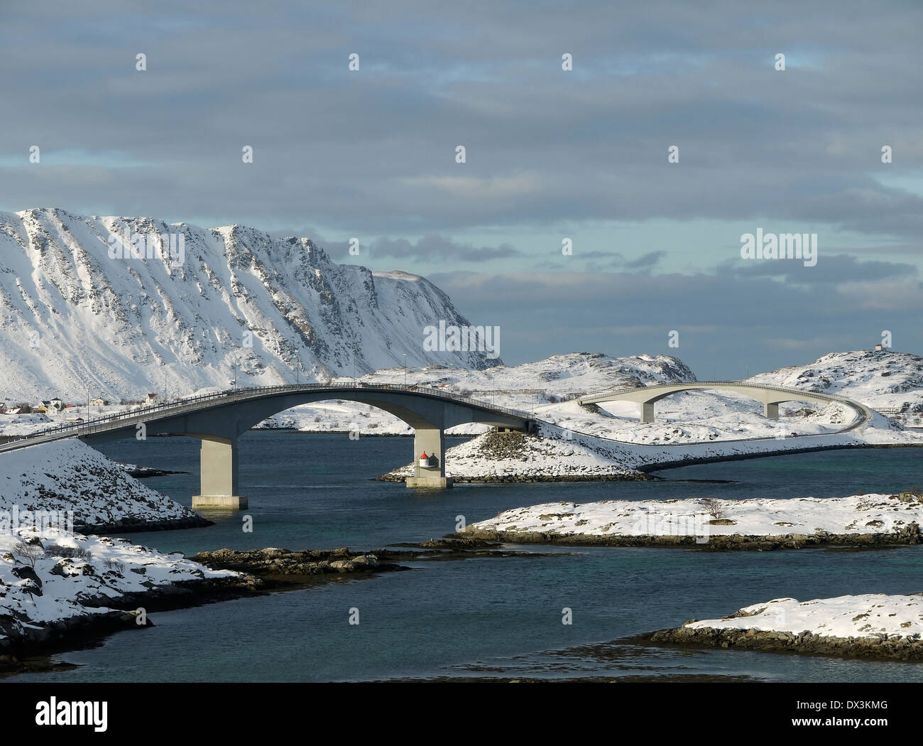 Moskenesøy, Lofoten, Nordland, Norwegen Stockfoto