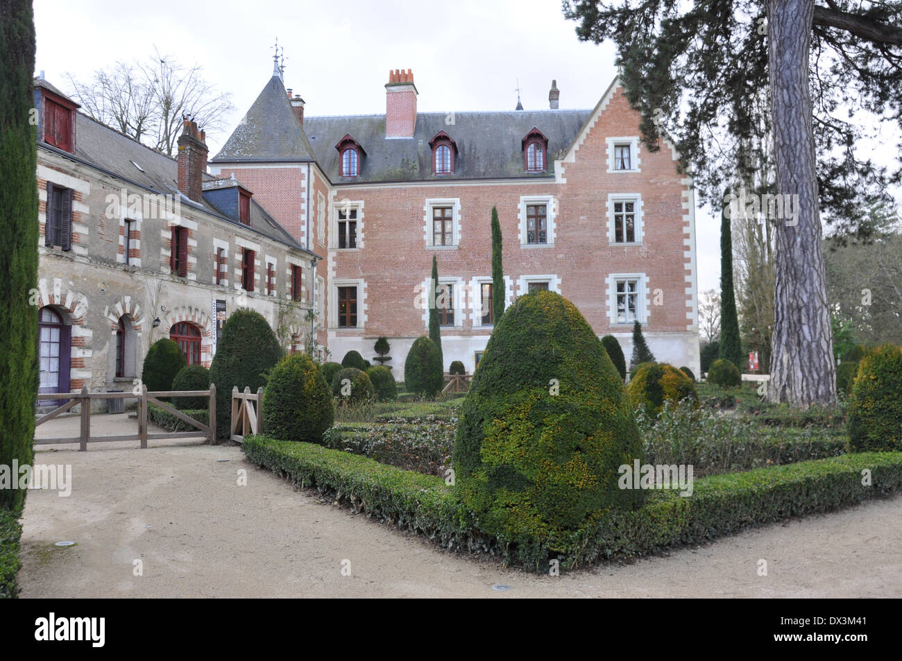 Herrenhaus Clos Lucé, Amboise, der letzte Wohnsitz des Leonardo da Vinci. Stockfoto