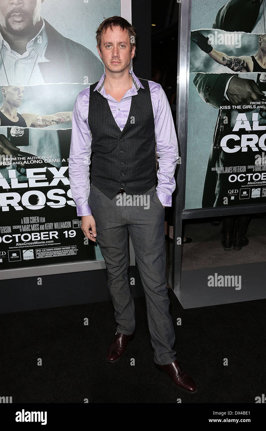 Chad Lindberg Premiere von Summit Entertainment "Alex Cross" ArcLight Kinos Cinerama Dome - Ankünfte Hollywood, Kalifornien - 15.10.12 mit: Chad Lindberg wo: USA bei: 15. Oktober 2012 Stockfoto