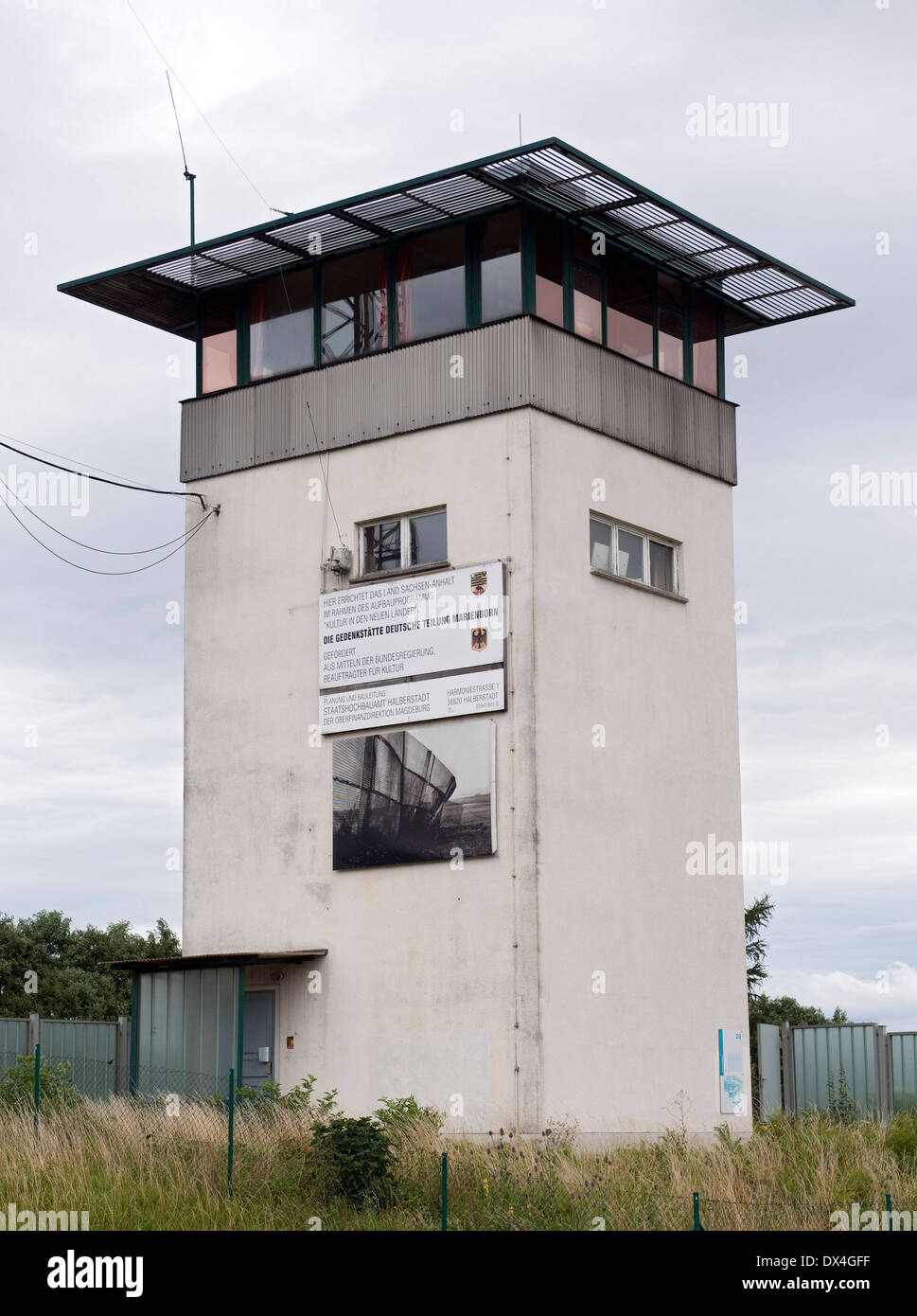 Gedenkstätte deutsche Teilung Marienborn Stockfoto