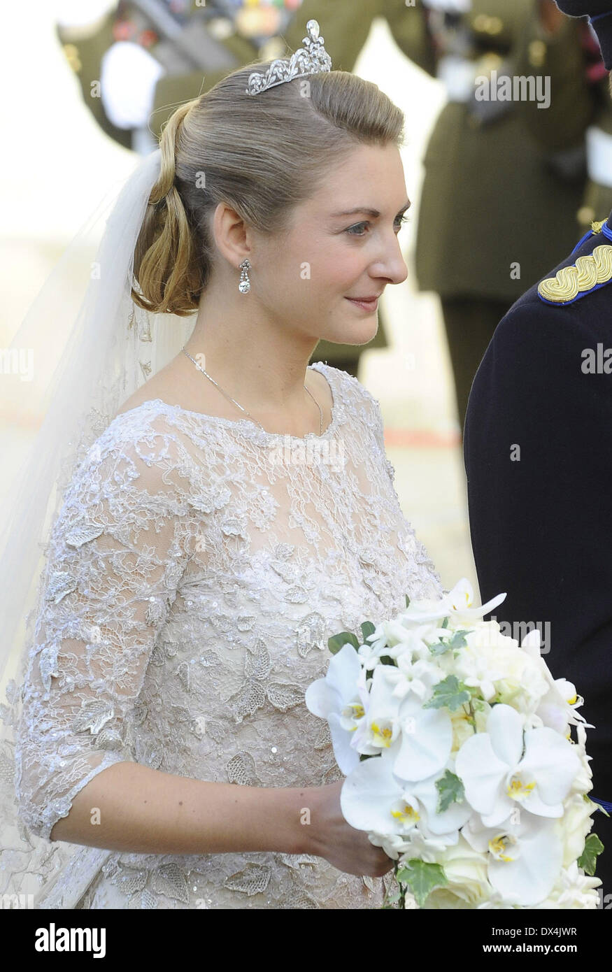 Gräfin Stephanie de Lannoy die offizielle Hochzeit von Prinz Guillaume
