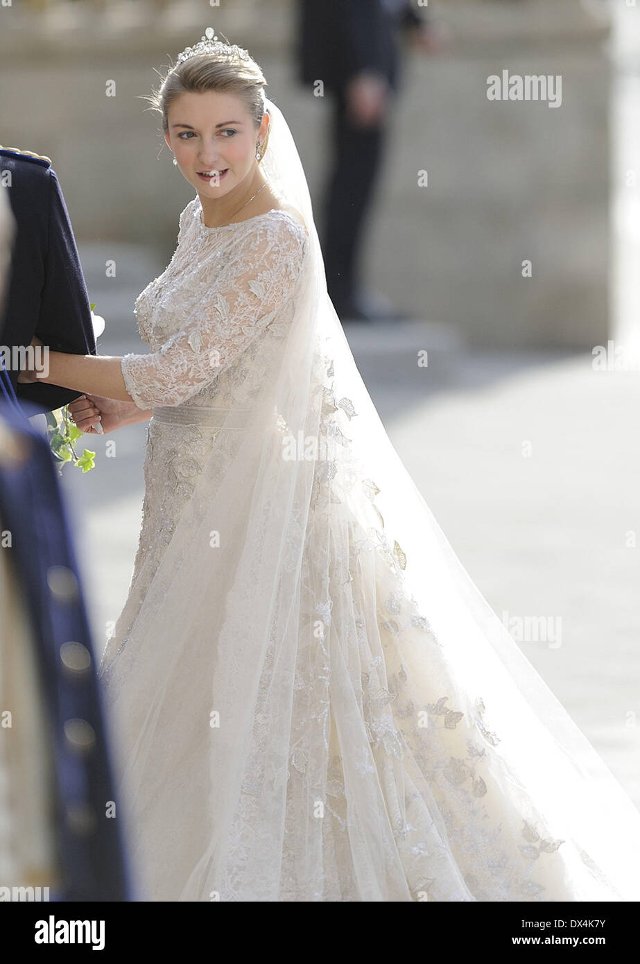 Gräfin Stephanie de Lannoy die offizielle Hochzeit von Prinz Guillaume