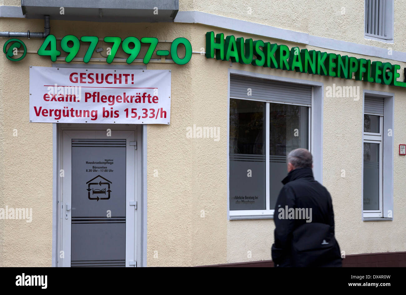 Hauskrankenpflege Stockfoto