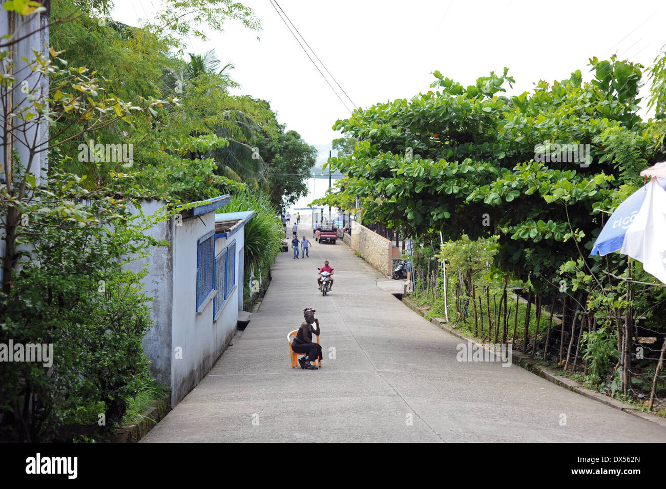 Livingston, Izabal, Guatemala. Stockfoto