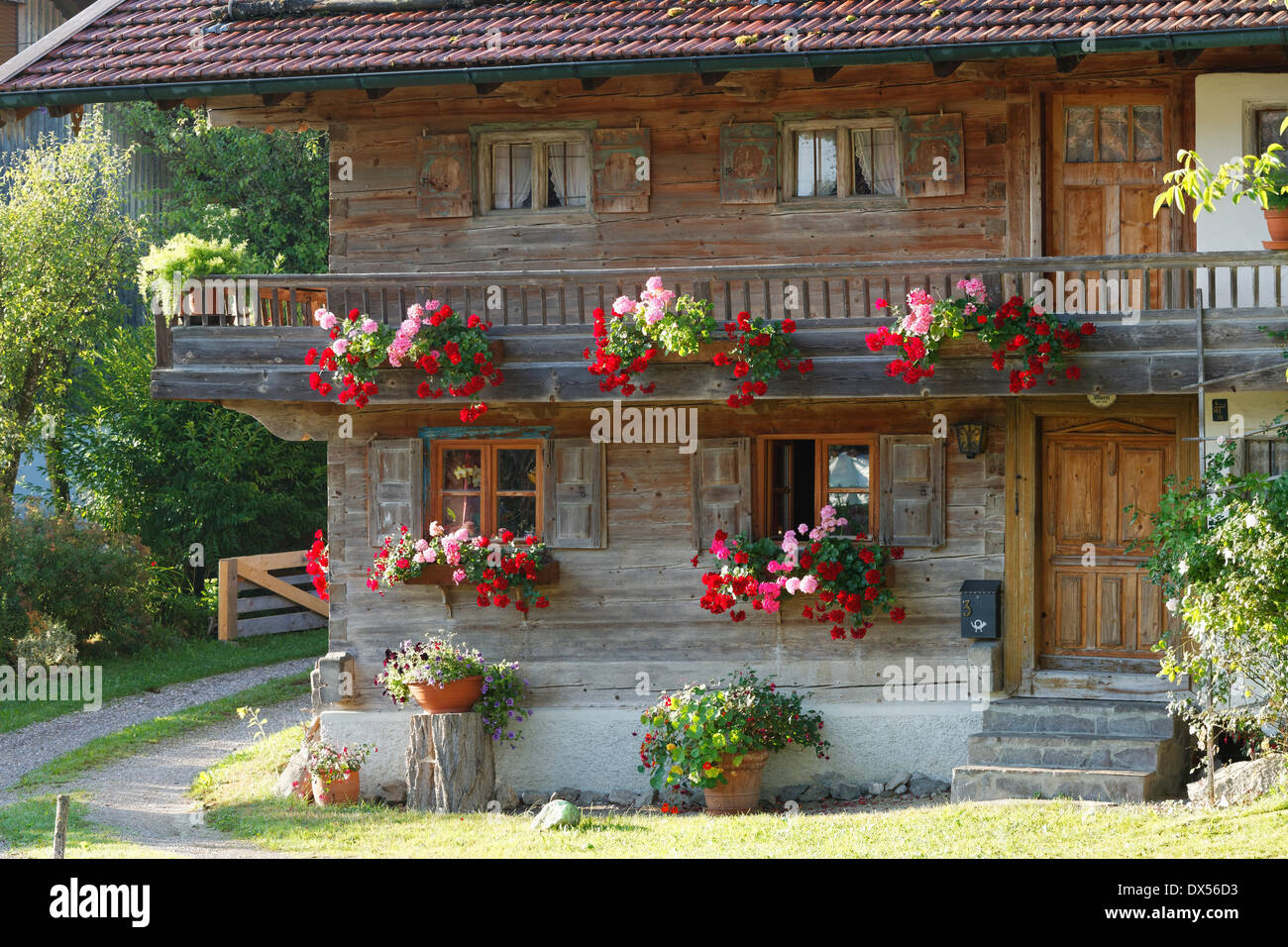 Bauernhaus, Föggenbeuern, Upper Bavaria, Bayern, Deutschland Stockfoto