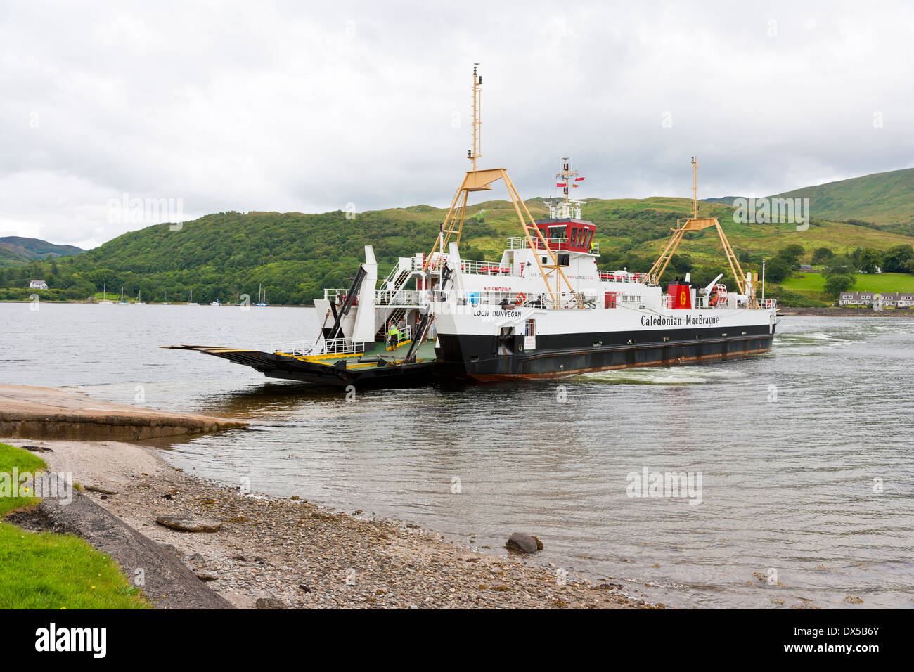 Ankunft auf der Insel Bute aus Colintravie in Argyll, Schottland Fähre; Stockfoto