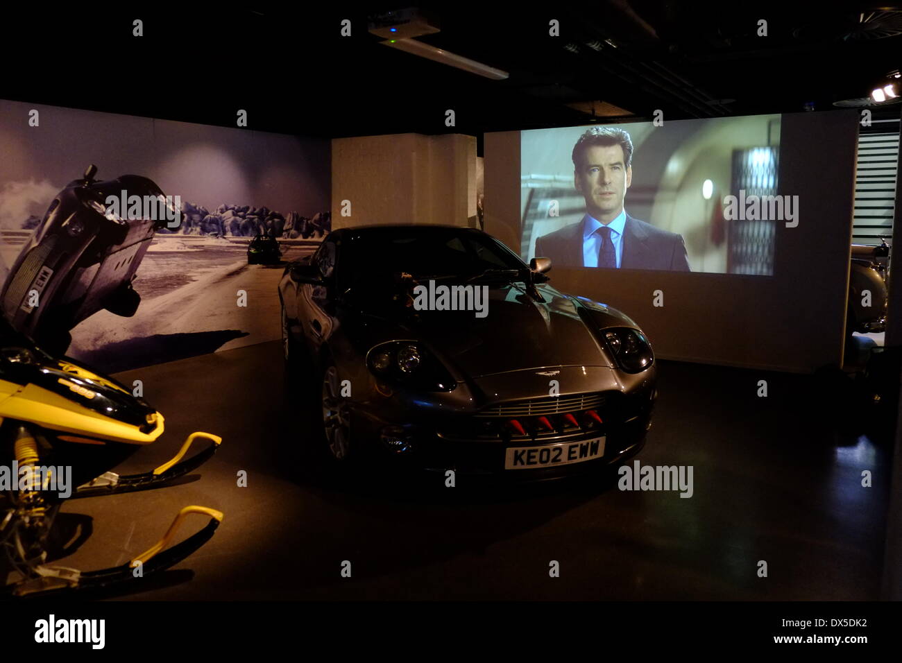 London, UK. 18. März 2014. Bond in Bewegung, die größte offizielle Sammlung von James Bond Originalfahrzeugen ist diese Woche in London eröffnen. Bildnachweis: Rachel Megawhat/Alamy Live-Nachrichten Stockfoto