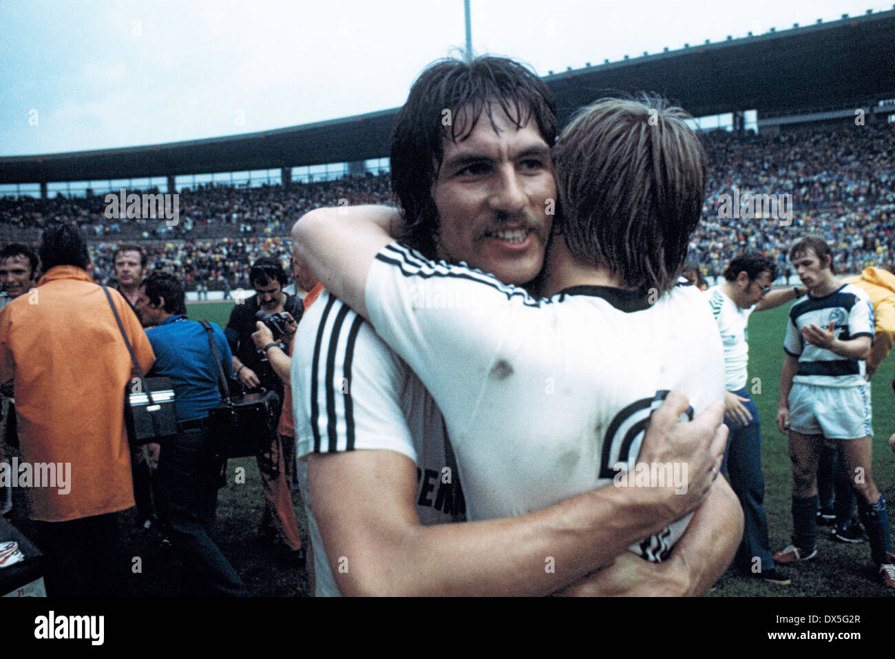 Fußball, DFBPokal 1974/1975, Finale, NiedersachsenStadion in Hannover