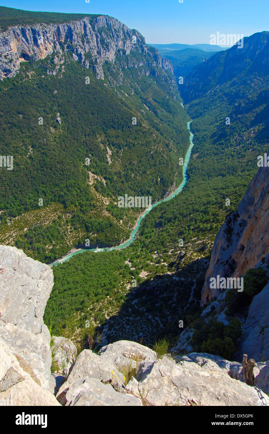 Gorges du Verdon Stockfoto