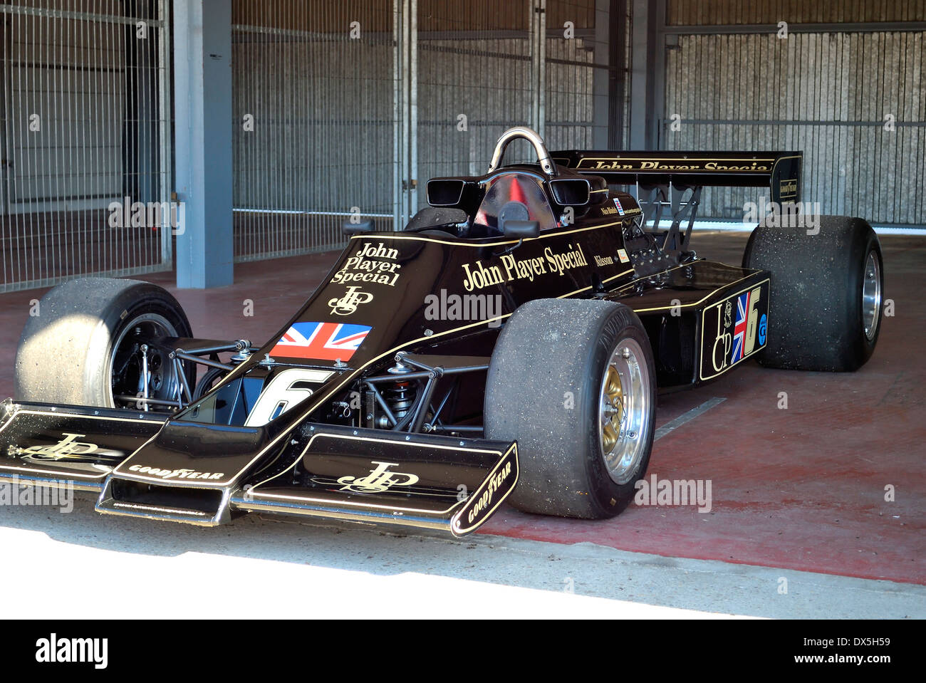 Nico Bindels. JPS Lotus 87B3. Stockfoto