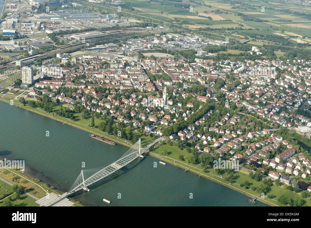 Kehl am Rhein, Schwarzwald, Deutschland Stockfoto
