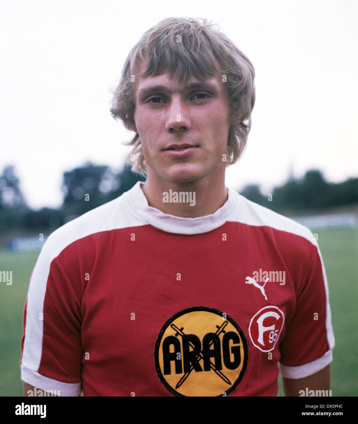 Fußball, Bundesliga, 1976/1977, Fortuna Düsseldorf, Team-Präsentation, Porträt Rudolf Bommer Stockfoto