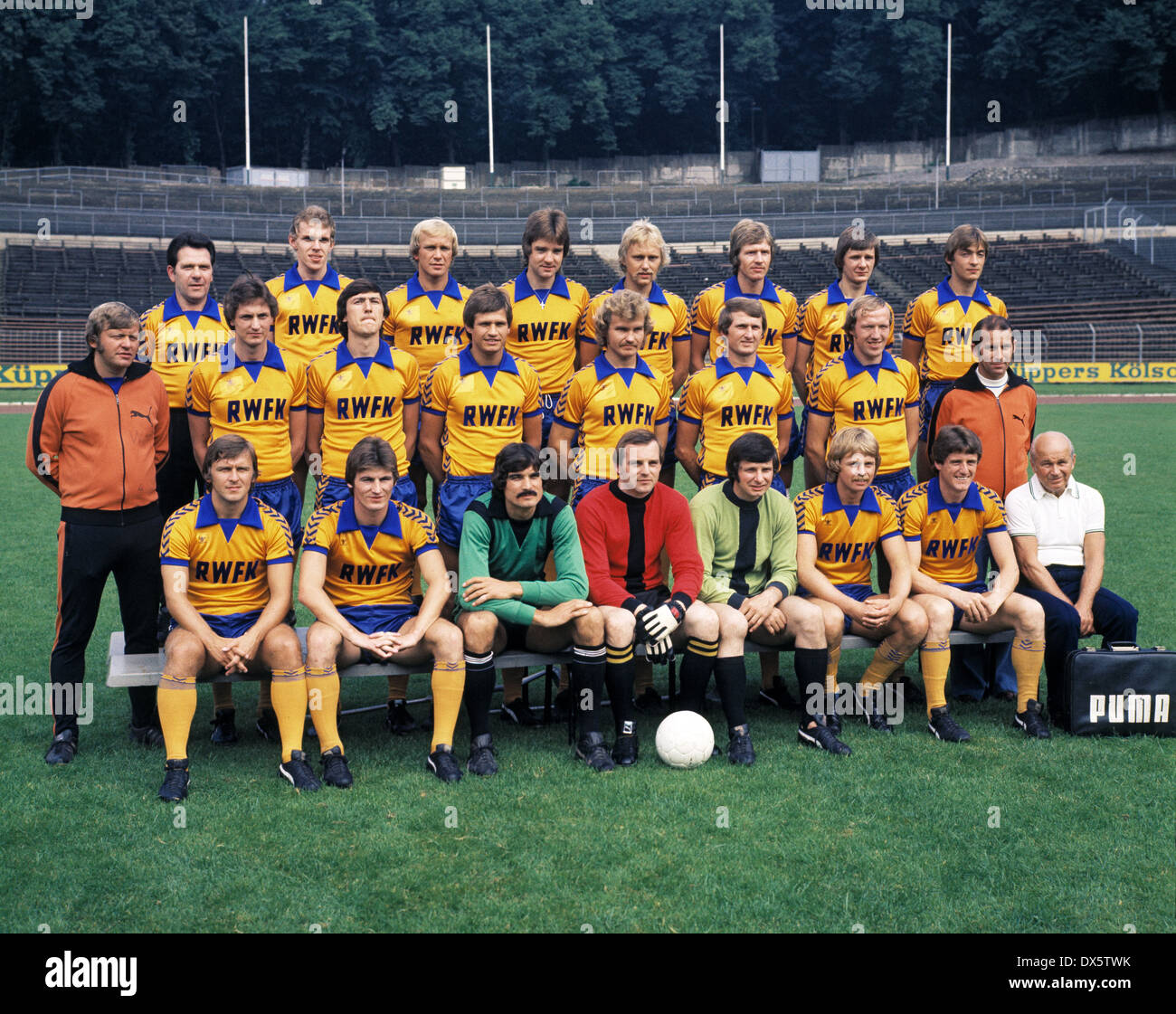 Fußball, 2. Bundesliga Nord 1977/1978, Wuppertaler SV, Team