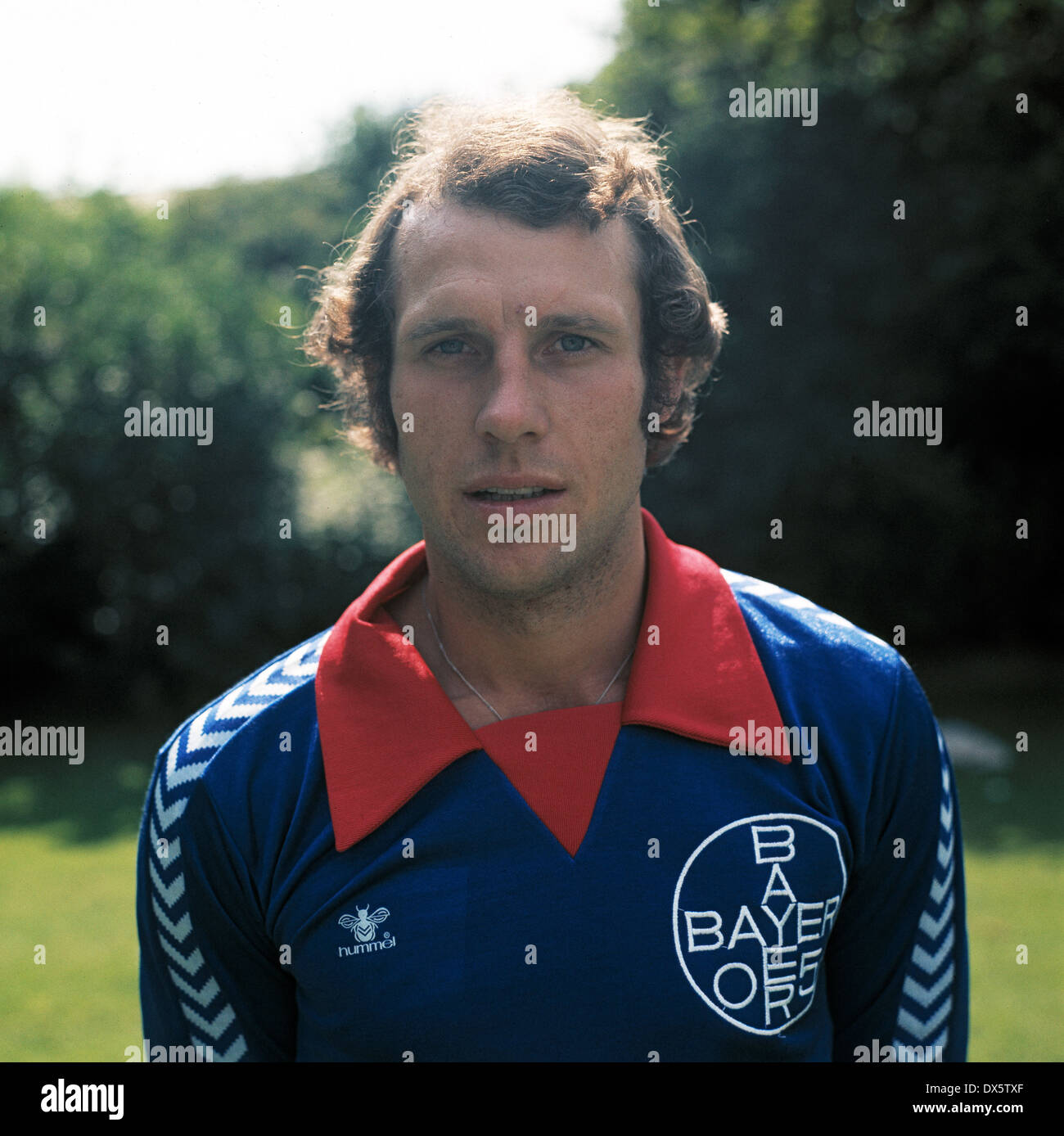 Fußball, 2. Bundesliga Nord 1977/1978, FC Bayer 05 Uerdingen, Team-Präsentation, Porträt Jan Mattsson Stockfoto