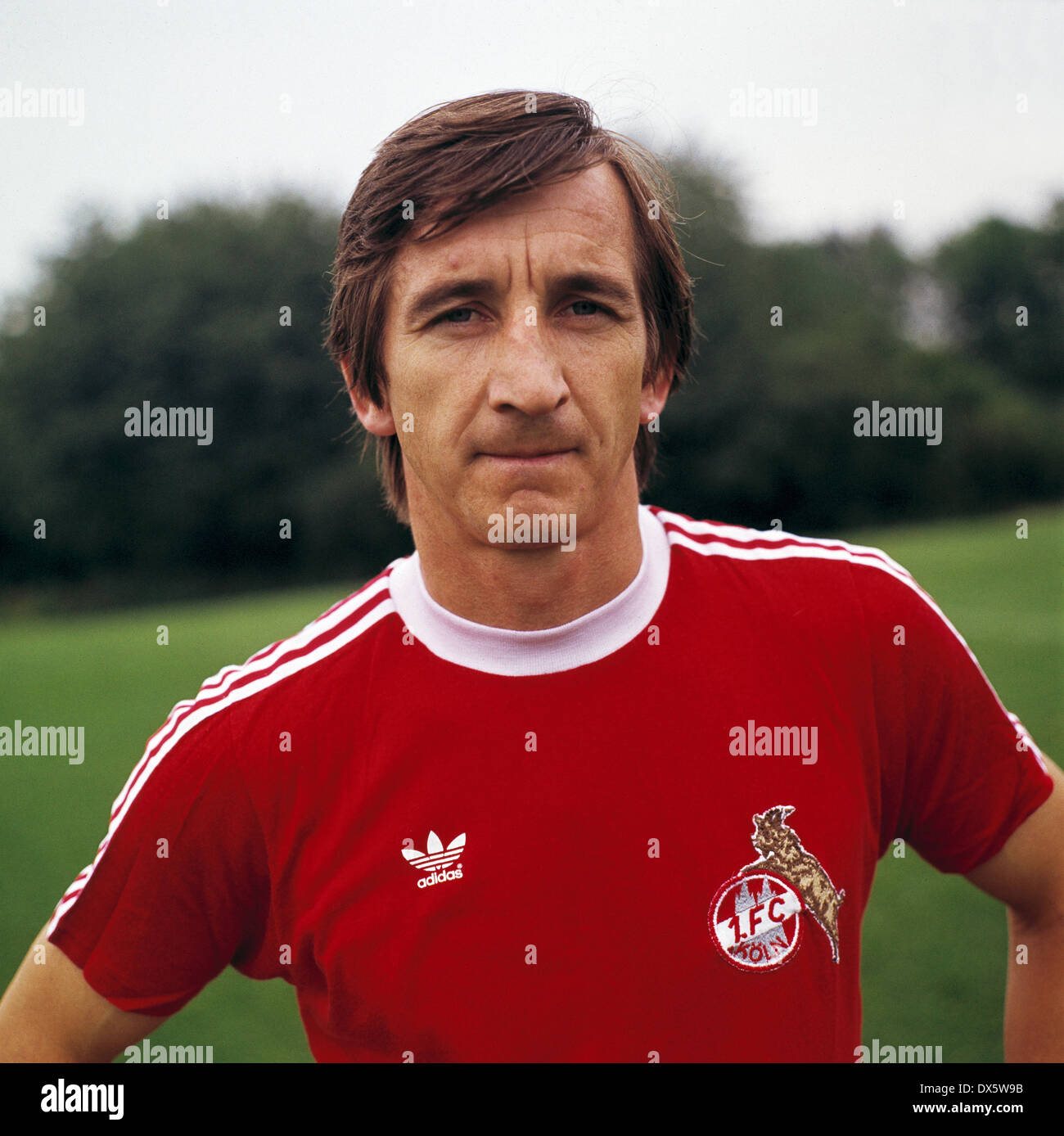 Fußball, Bundesliga, 1977/1978, 1. FC Köln, Team-Präsentation, Porträt Hennes Loehr Stockfoto