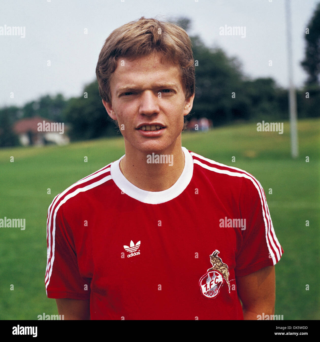 Fußball, Bundesliga, 1977/1978, 1. FC Köln, Team-Präsentation, Porträt Klaus Koesling Stockfoto