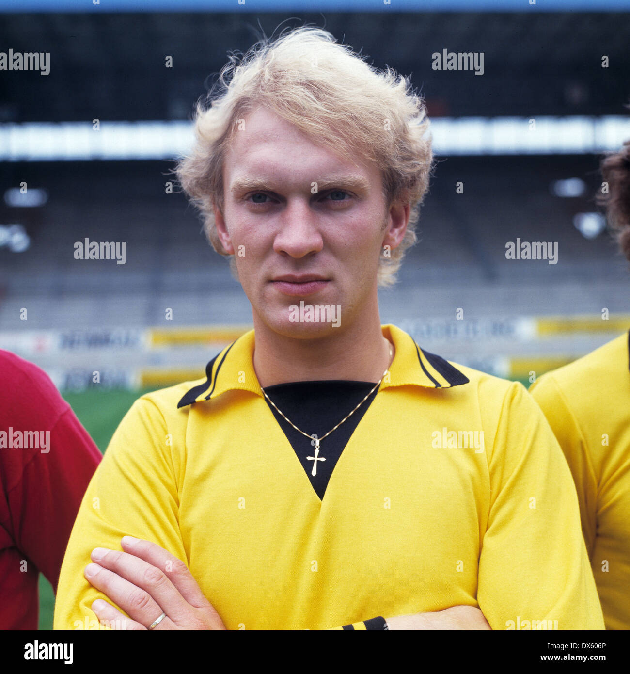 Fußball, Bundesliga, 1978/1979, Borussia Dortmund, Team-Präsentation, Porträt Hans-Joachim Wagner Stockfoto