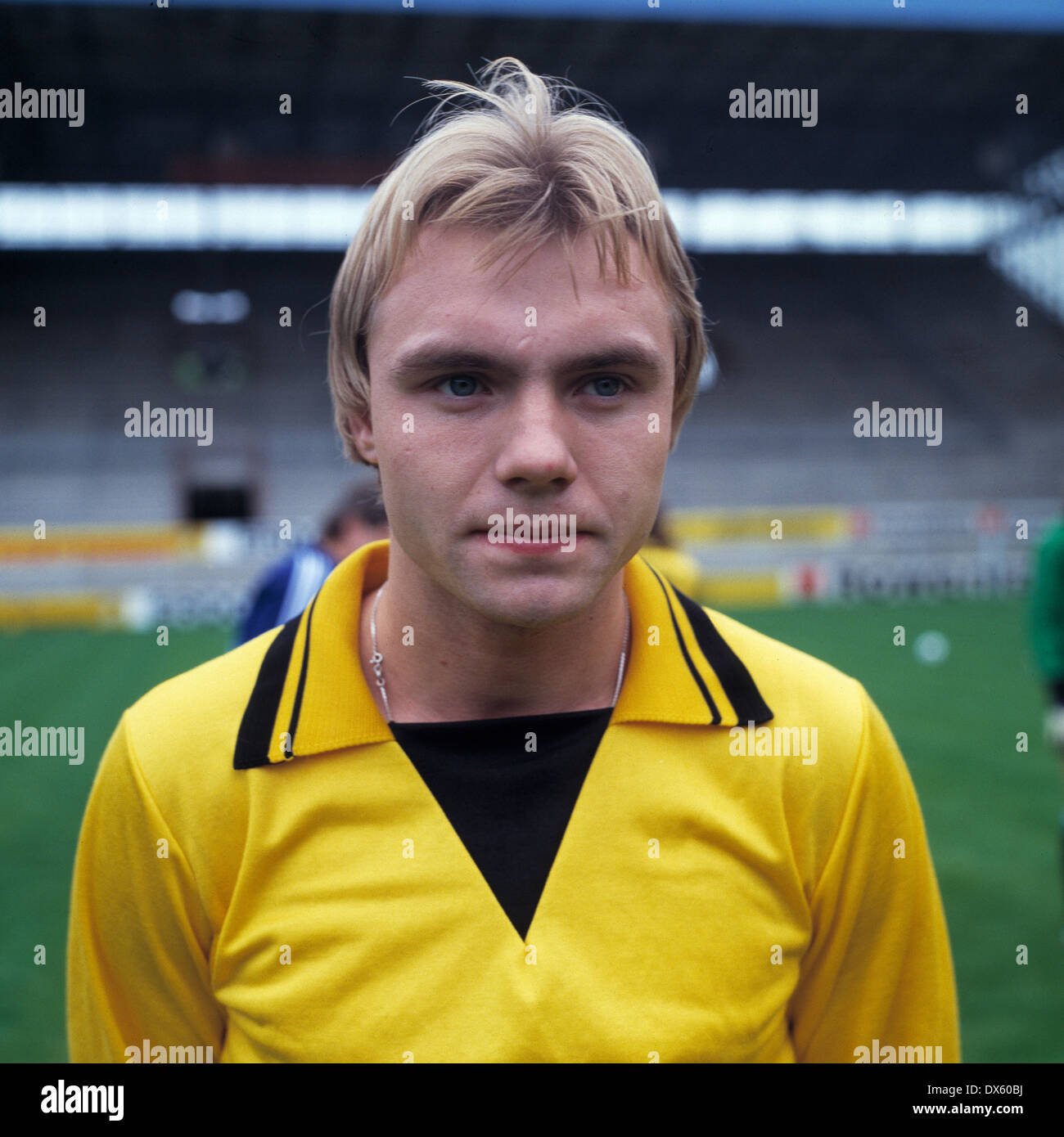 Fußball, Bundesliga, 1978/1979, Borussia Dortmund, Team-Präsentation, Porträt Joachim Siwek Stockfoto
