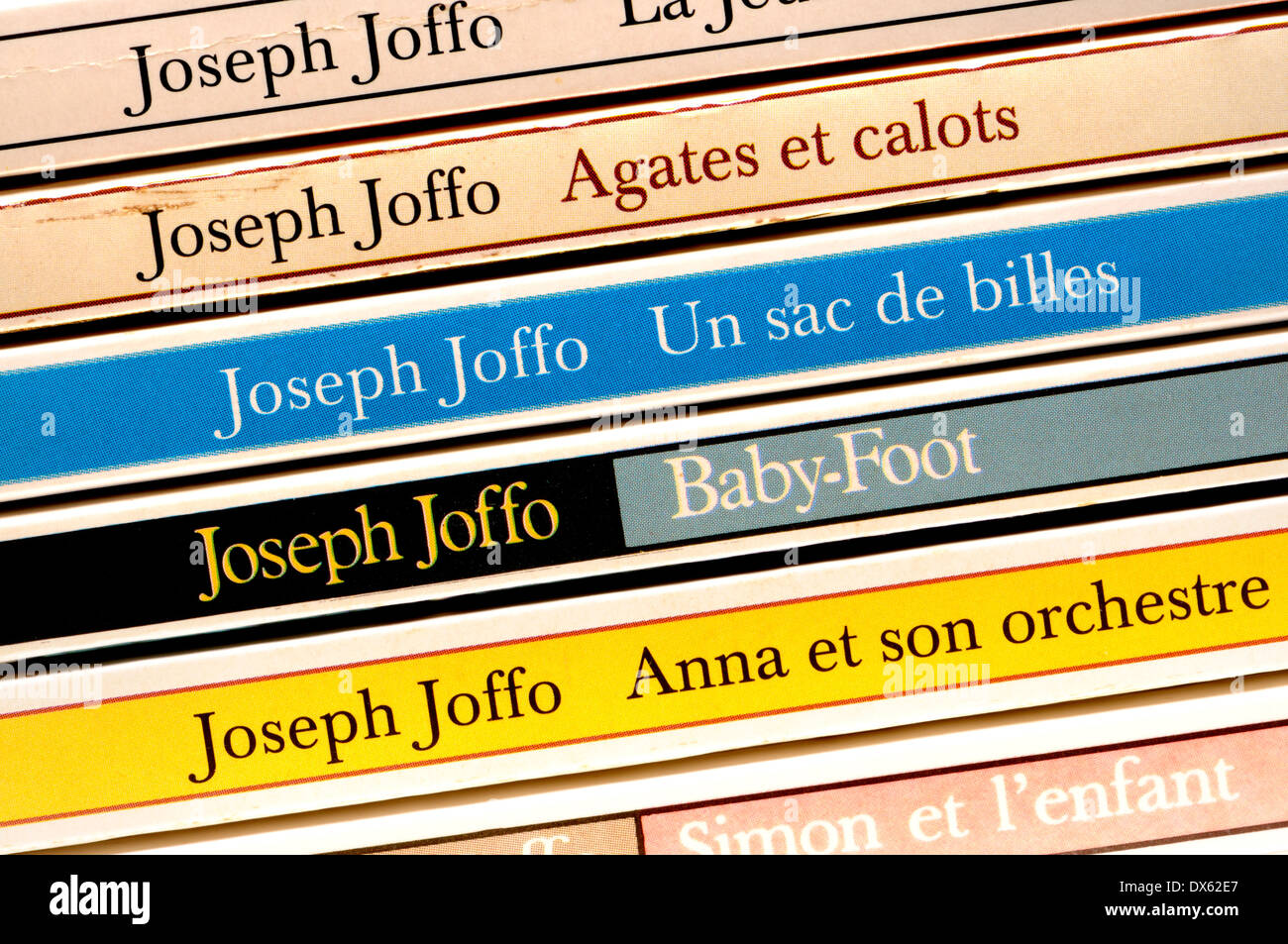 Joseph Joffo französische Taschenbuch Romane Stockfoto