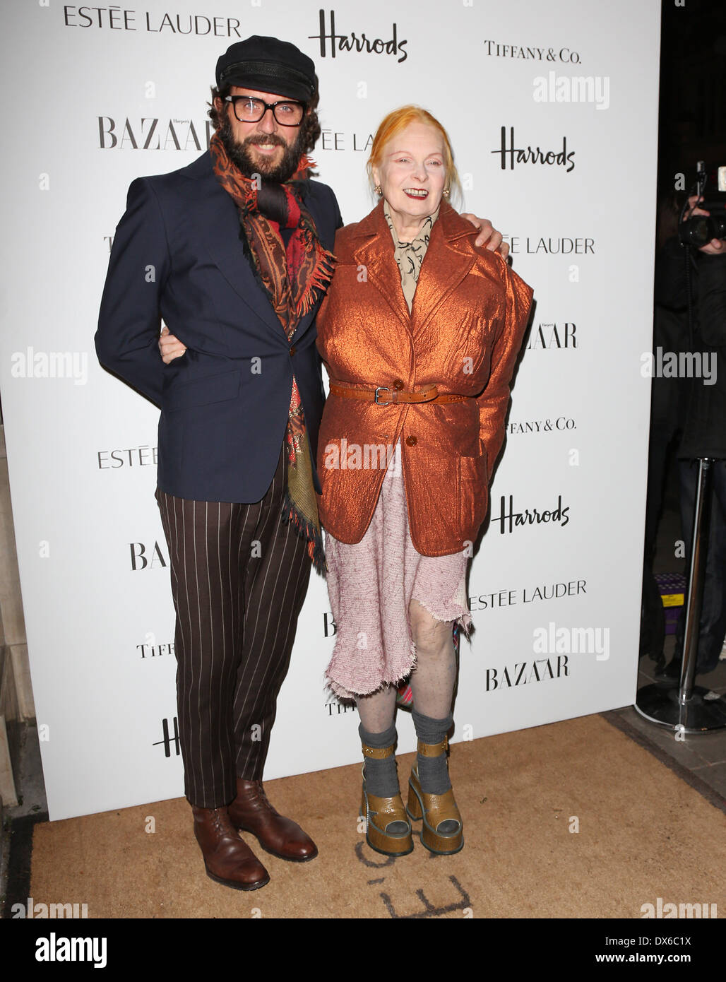 Vivienne Westwood und Ehemann Andreas Kronthaler Harpers Bazaar  