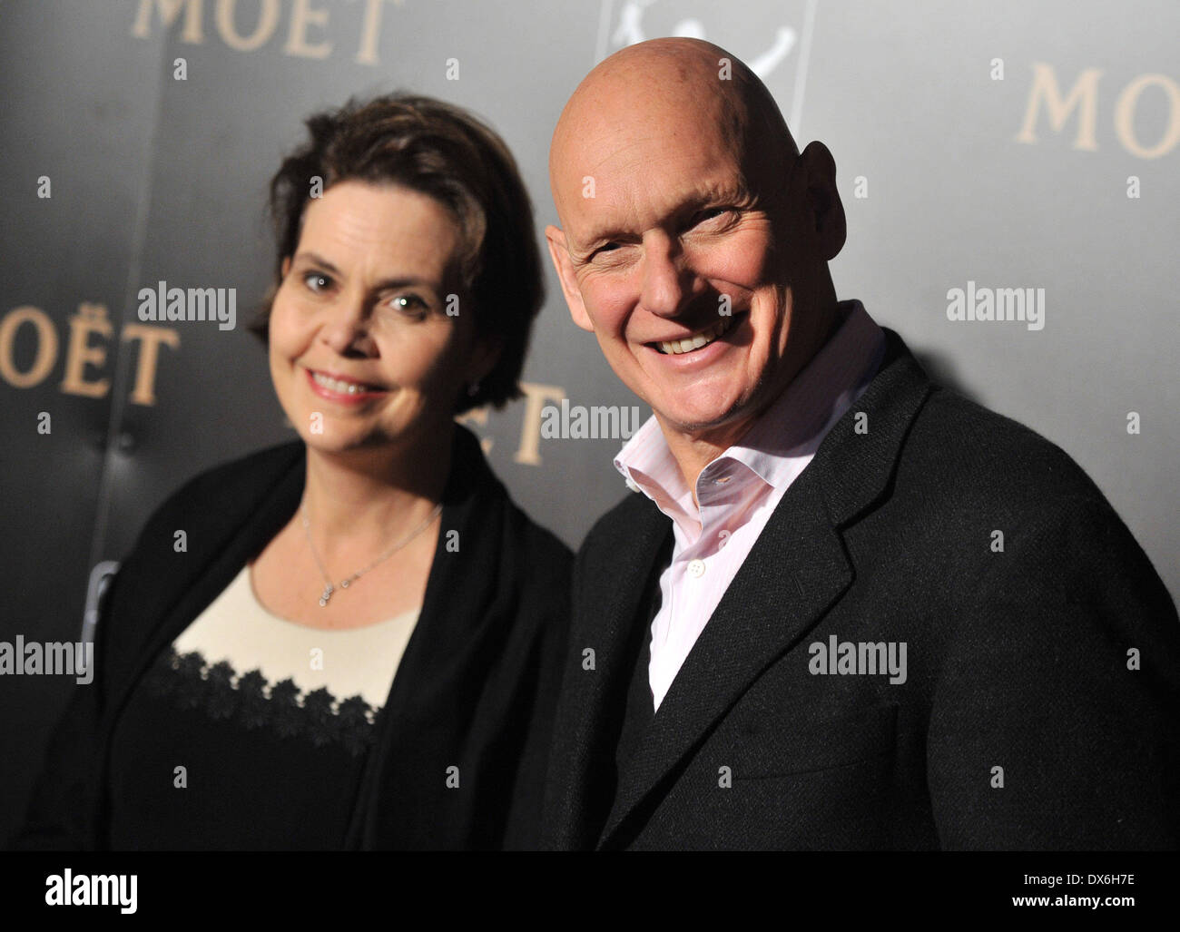 Duncan Goodhew und Frau Anne Barclays ATP World Tour Finals Gala anlässlich der Royal Courts of Justice - Ankünfte. London, England - 03.11.12 Featuring: Duncan Goodhew und Frau Anne Where: London, Vereinigtes Königreich bei: 3. November 2012 Stockfoto