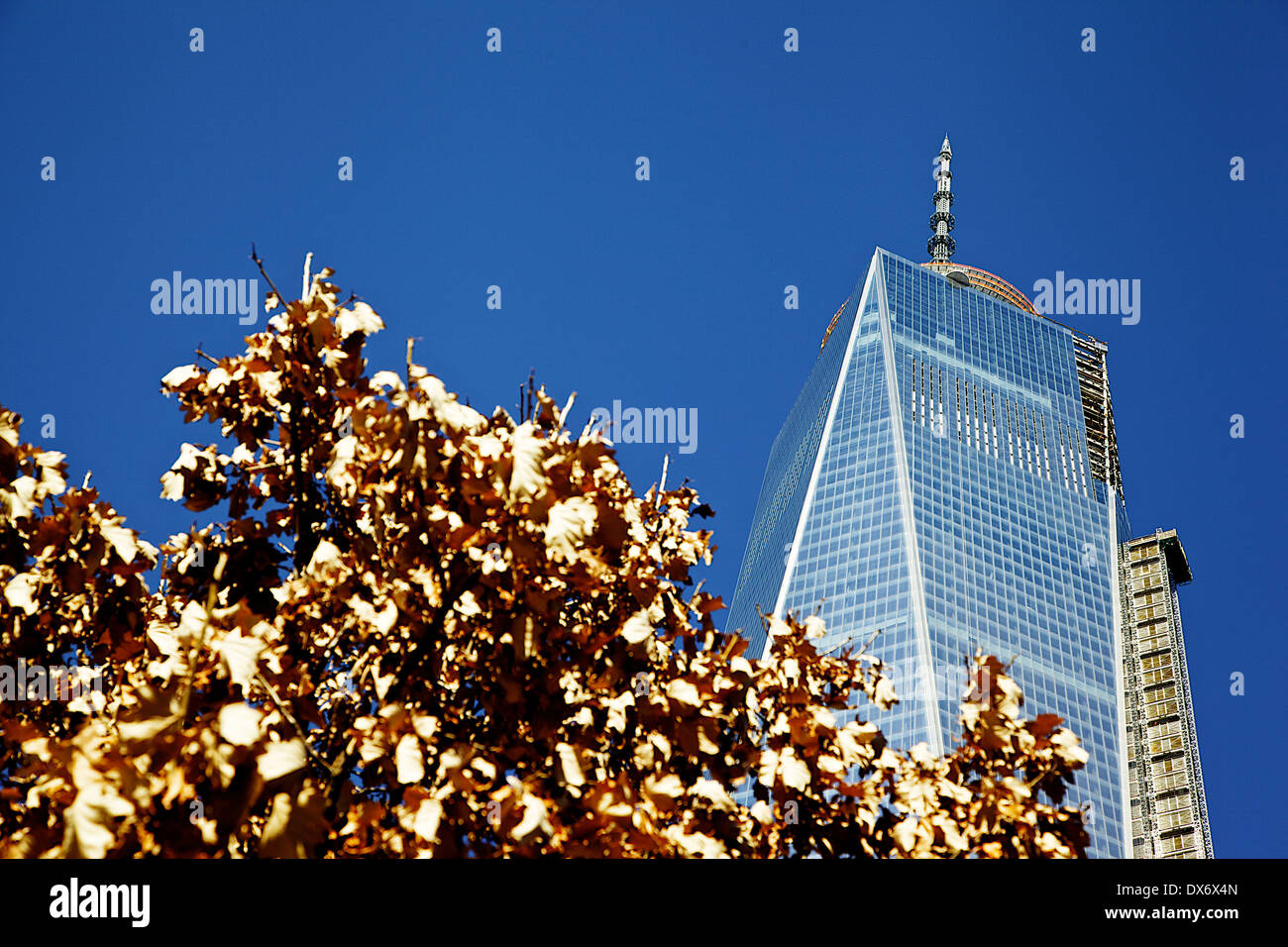 New Yorker World Trade Center Türme Stockfoto