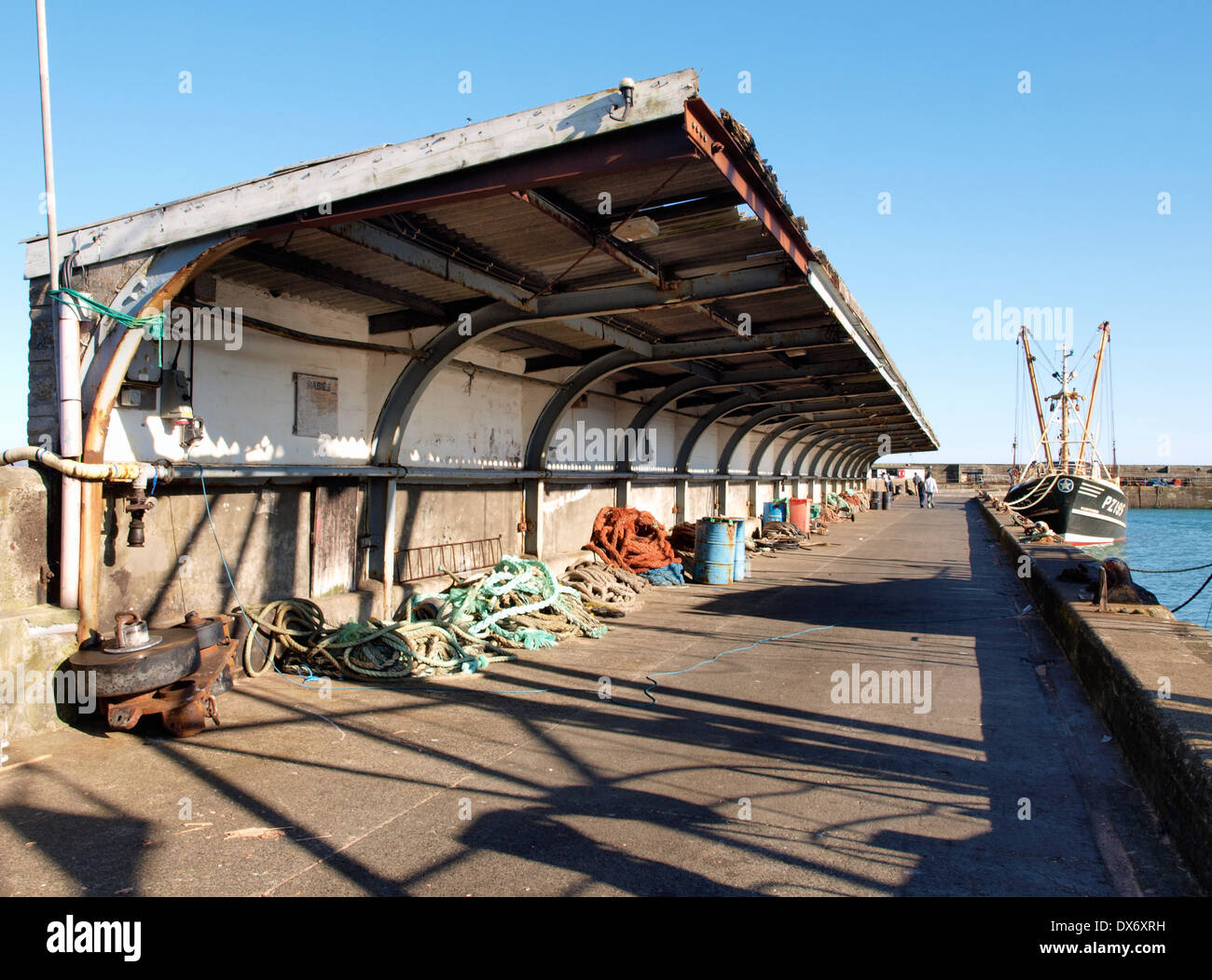 Newlyn Harbour, Penzance, Cornwall, UK Stockfoto