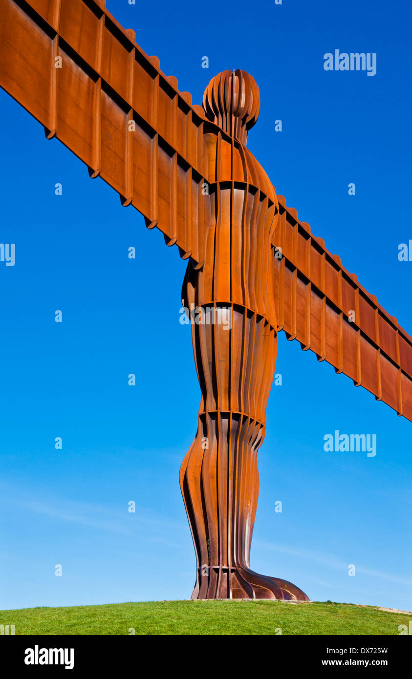 Angel of the North Skulptur von Antony Gormley Gateshead newcastle upon tyne england gb großbritannien europa Stockfoto