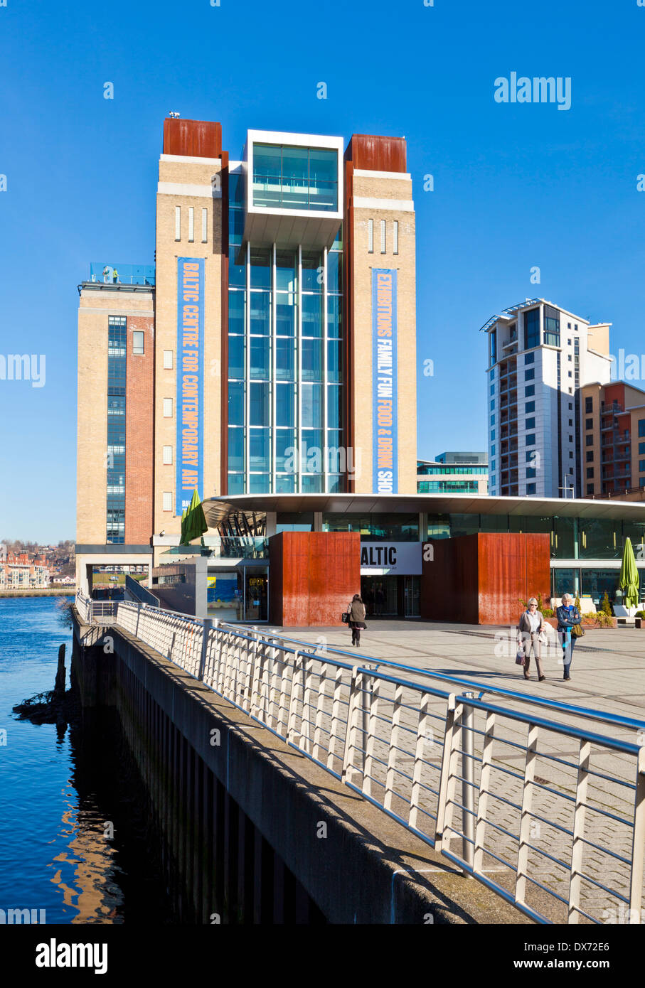 baltischen Zentrum für zeitgenössische Kunst Gateshead Quays Newcastle upon Tyne, Tyne und tragen Tyneside England UK GB EU Europa Stockfoto