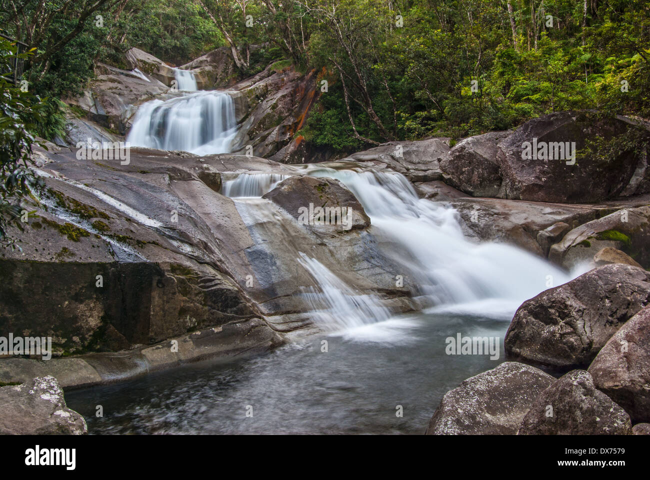 Josephine Falls Wooroonooran National Park Atherton Tablelands Queensland Australien Stockfotografie Alamy