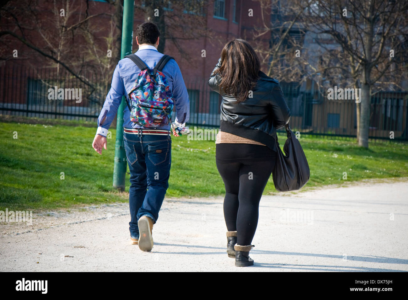 Italien, Mailand, Parco Sempione, Alltag Stockfoto