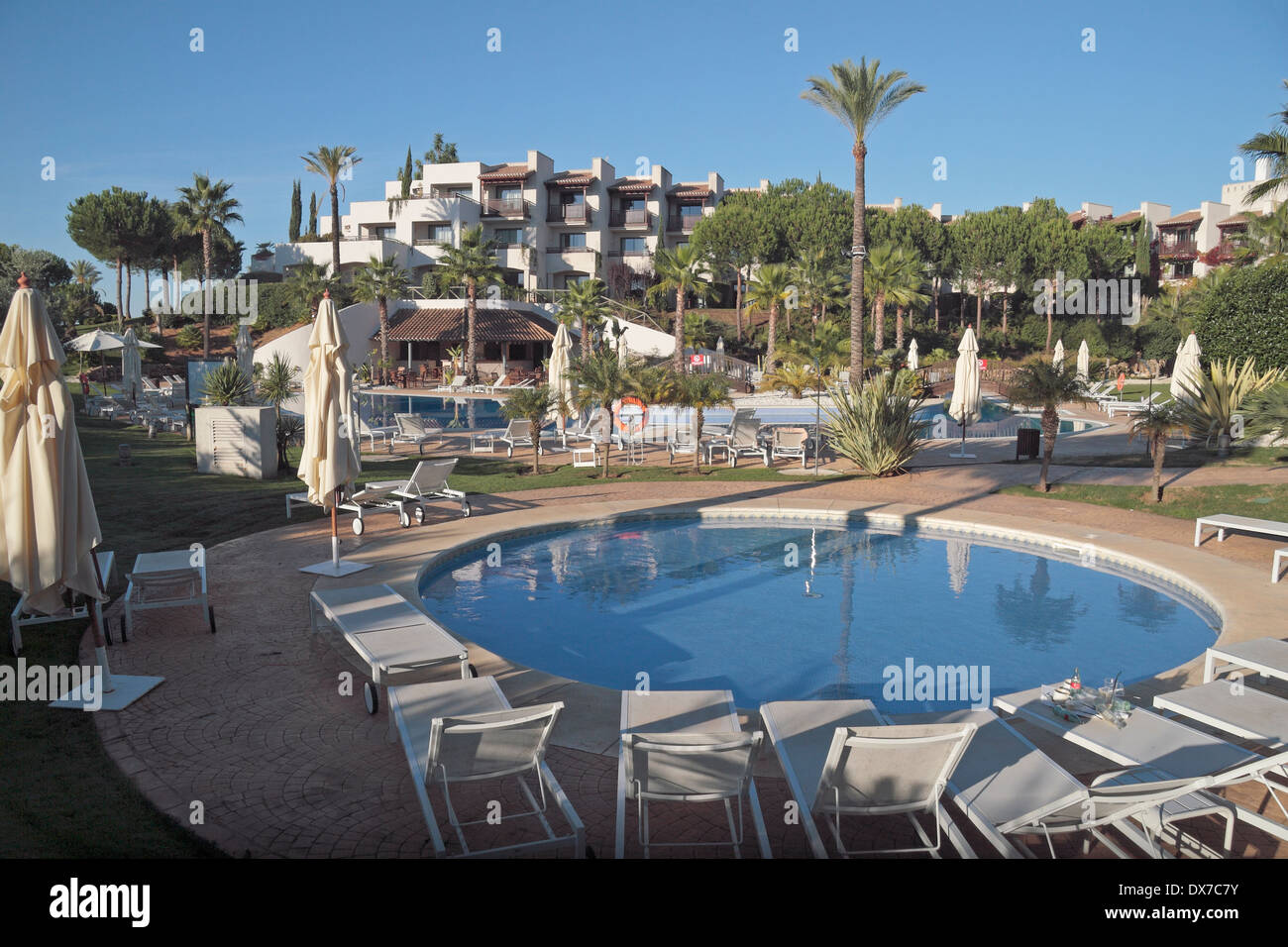 Die präzise Resort El Rompido, El Rompido, Costa De La Luz Huelva, Spanien. Stockfoto