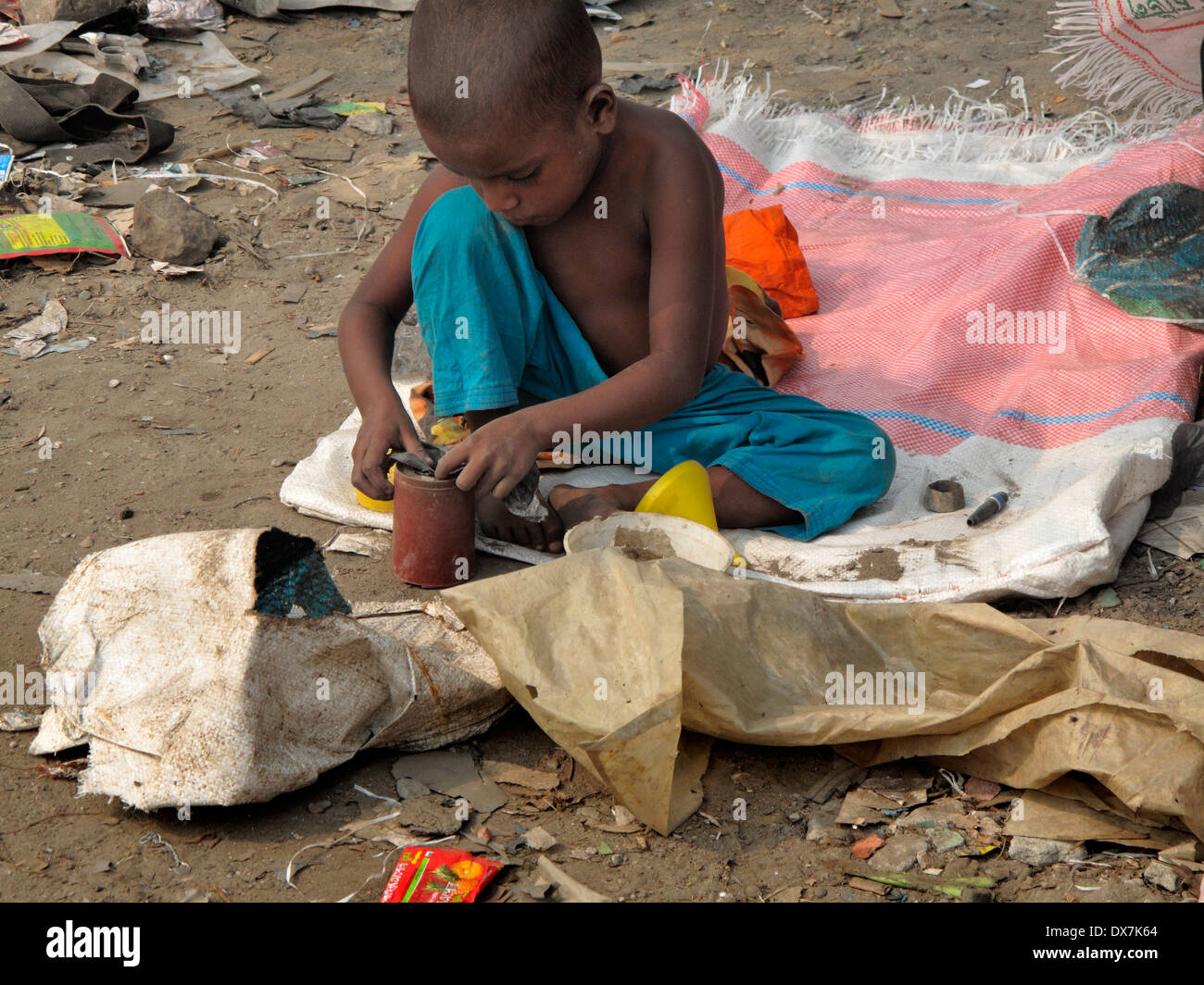 leben-von-kindern-in-bangladesh-stockfotografie-alamy