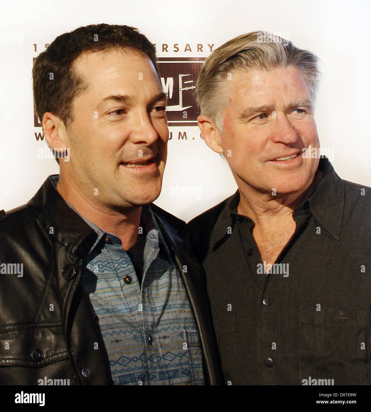 Treat Williams und The Asylum Gast feiert sein 15-jähriges Jubiläum von 100 Filmen am Santa Monica Pier Santa Monica, Kalifornien - 05.11.12 Featuring: Treat Williams und Gast wo: USA bei: 5. November 2012 Stockfoto