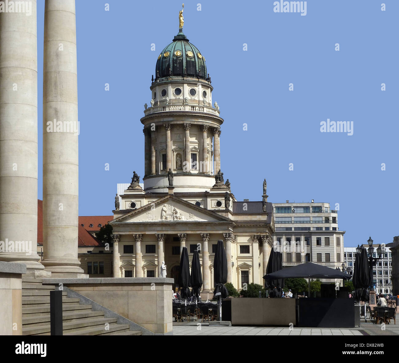 Prominente Gebäude benannt französischen Dom in Berlin (Deutschland) Stockfoto