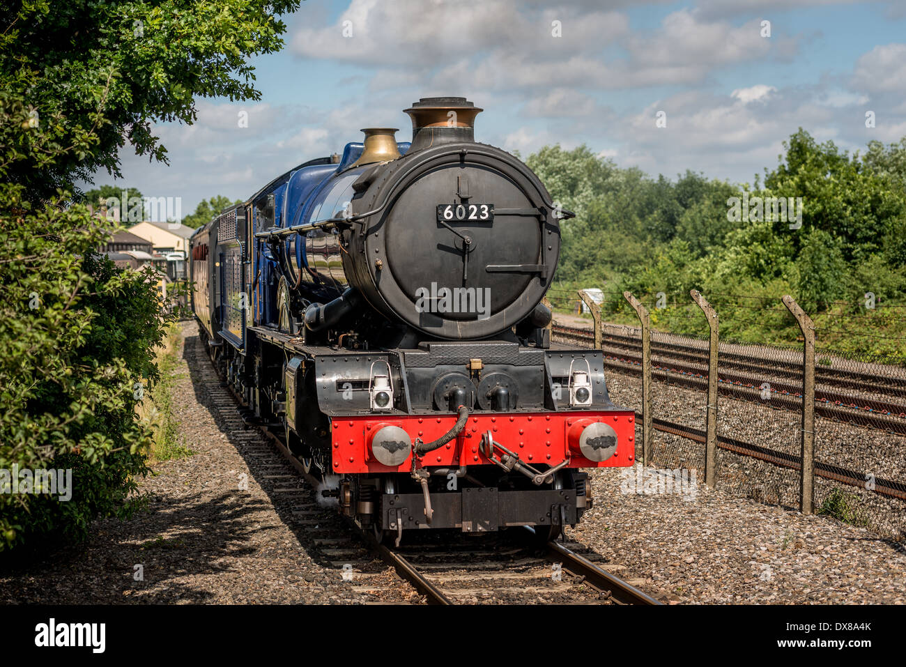 Didcot Railway Centre ist eine ehemalige Great Western Railway-Lokschuppen und Lokomotive Stallungen Punkt befindet sich in Didcot, Stockfoto