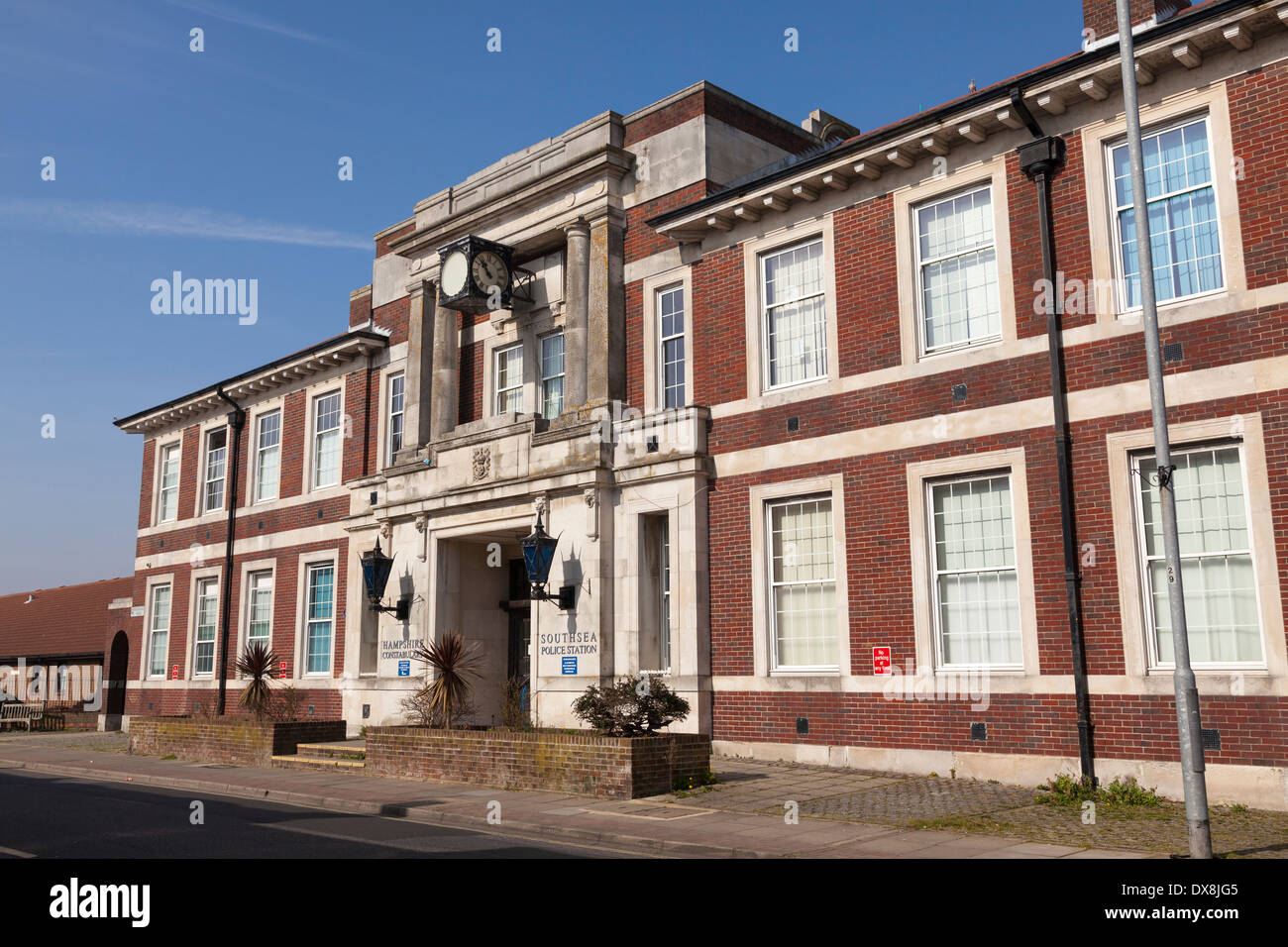 Äußere Hampshire Constabulary Southsea Polizeistation. Stockfoto
