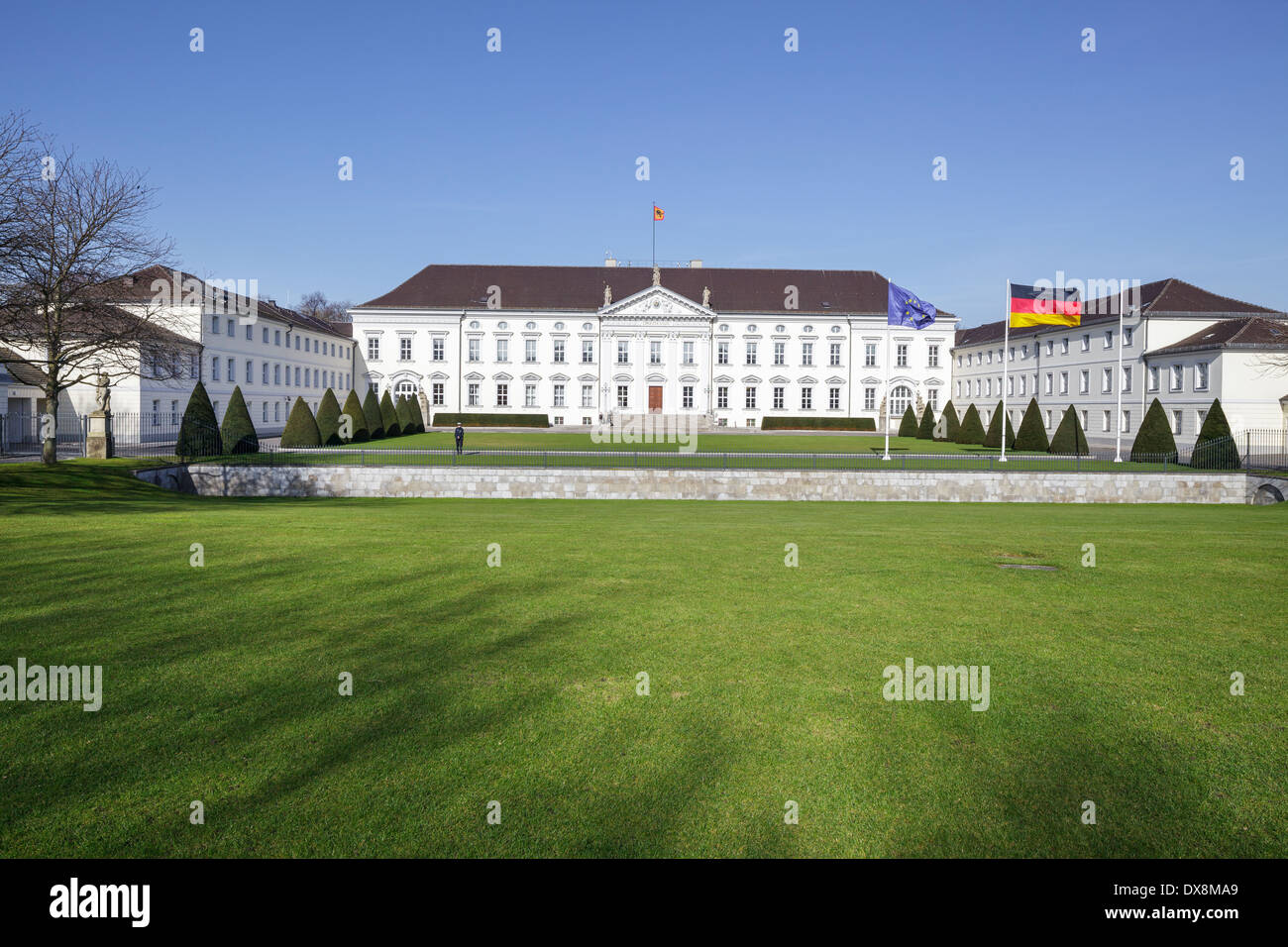 Das Schloss Bellevue, Berlin, Deutschland Stockfoto