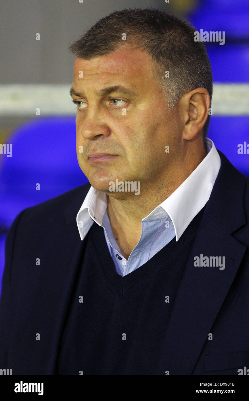 Warrington, UK. 20. März 2014. Shaun Wane von Wigan Warriors während der Super-League-Spiel zwischen Warrington Wolves V Wigan Warriors im Halliwell Jones Stadium. © Aktion Plus Sport/Alamy Live-Nachrichten Stockfoto