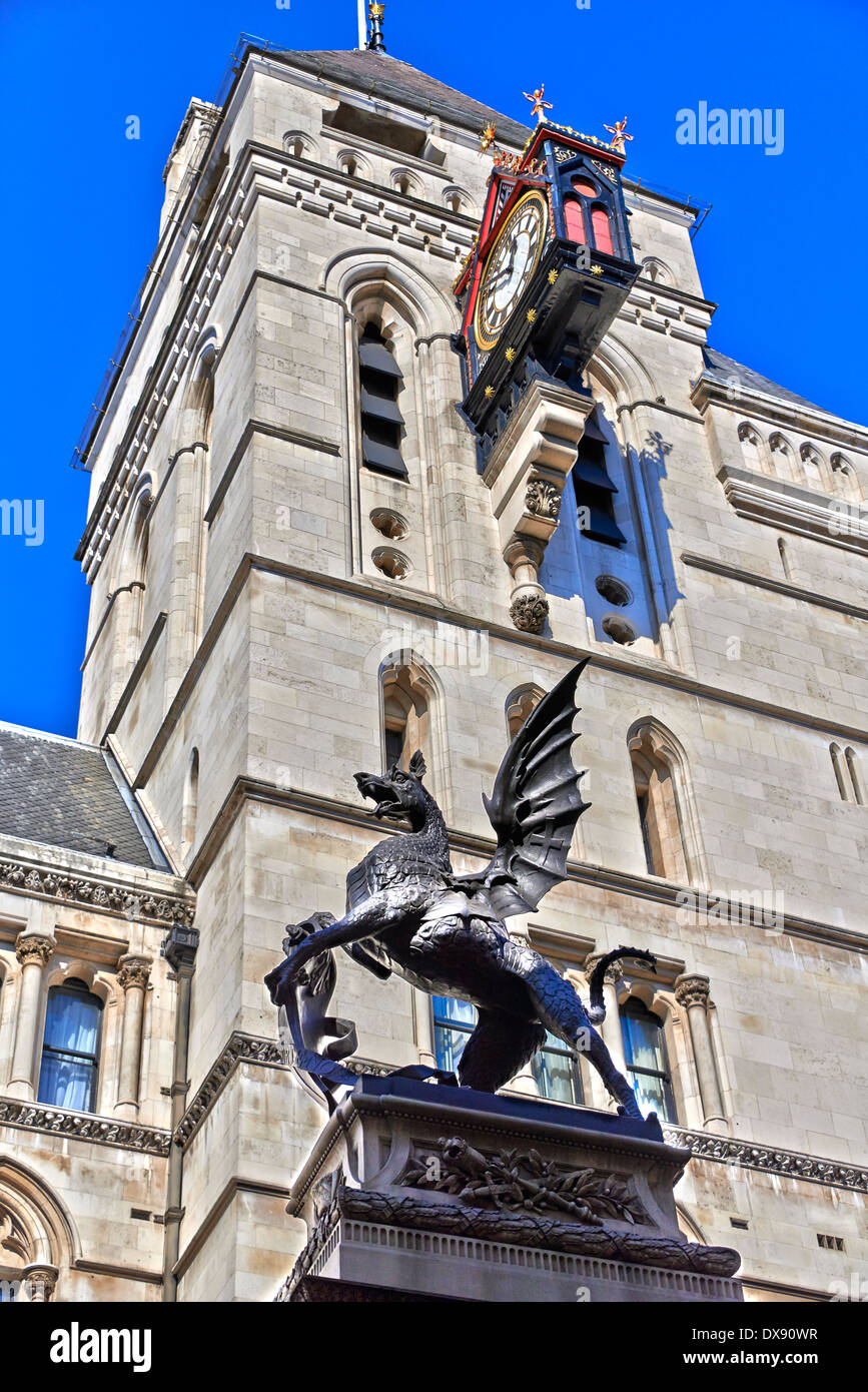 Inner Temple und der Middle Temple. Der Kern des Viertels liegt in der City of London und besteht aus zwei Inns Of Court Stockfoto