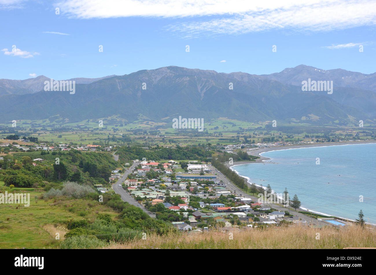 Kaikoura neue Gefahren Stockfoto