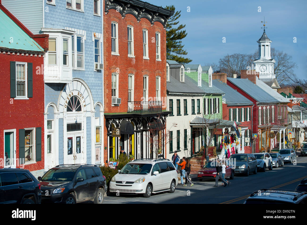 Usa West Virginia Wv Shepherdstown Ansicht Westdeutschen